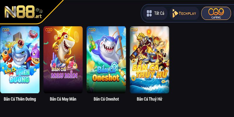 Danh sách game bắn cá N88 HOT tại CQ9