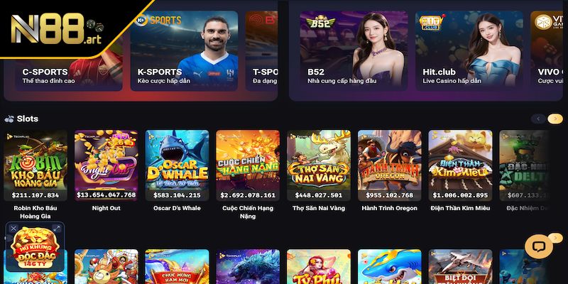 Nhà cái có nhiều game chơi siêu mê, chơi là thích