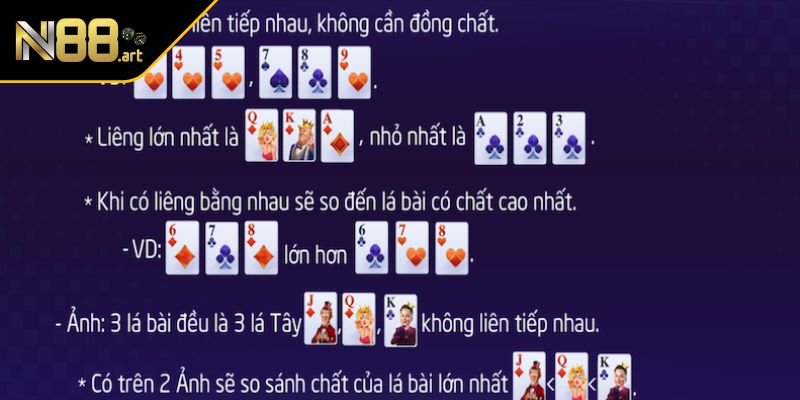 Nguyên tắc tính điểm khi chơi Liêng Tố