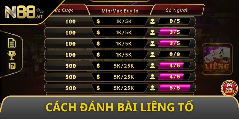 Cách Đánh Bài Liêng Tố Dễ Và Chuẩn 2025